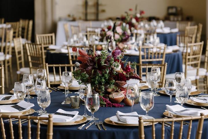 A beautifully decorated table at the Golden Gate Club. Photo by Loic Nicolas.